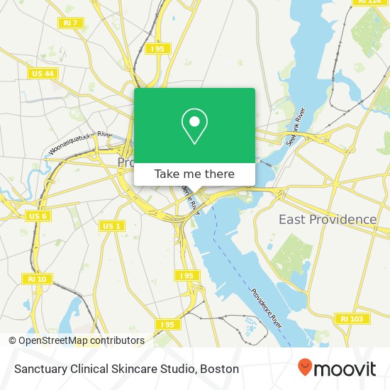 Sanctuary Clinical Skincare Studio map