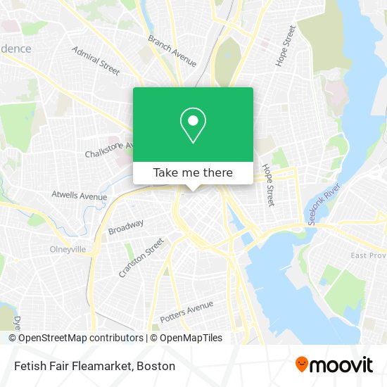 Mapa de Fetish Fair Fleamarket