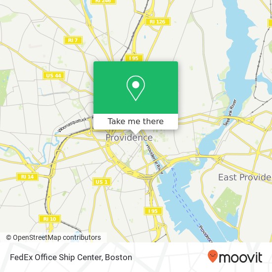 Mapa de FedEx Office Ship Center