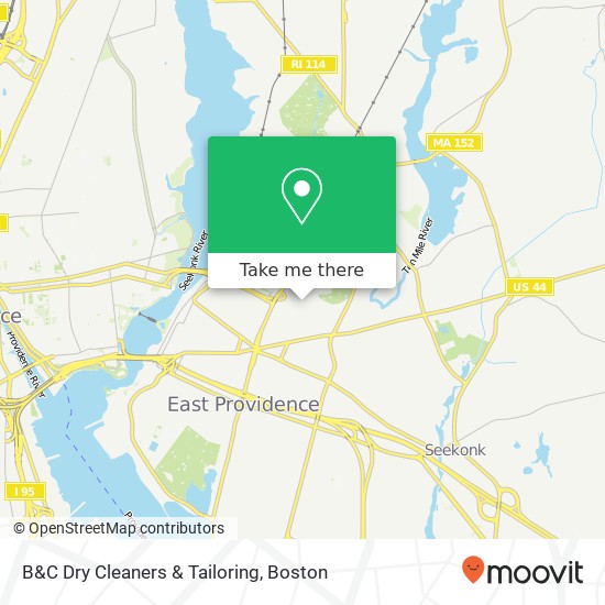 Mapa de B&C Dry Cleaners & Tailoring