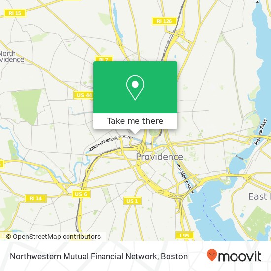 Northwestern Mutual Financial Network map