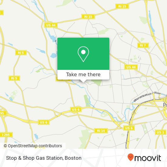 Mapa de Stop & Shop Gas Station