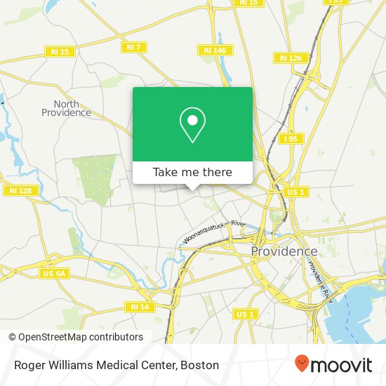 Roger Williams Medical Center map