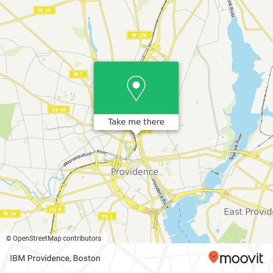 IBM Providence map