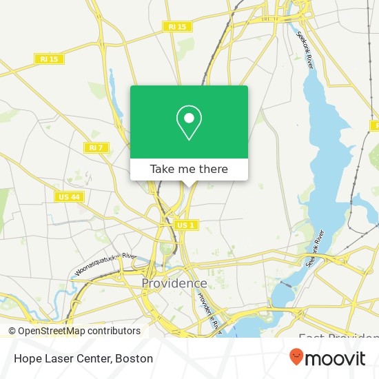 Mapa de Hope Laser Center