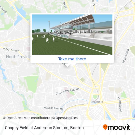 Chapey Field at Anderson Stadium map