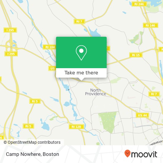 Camp Nowhere map