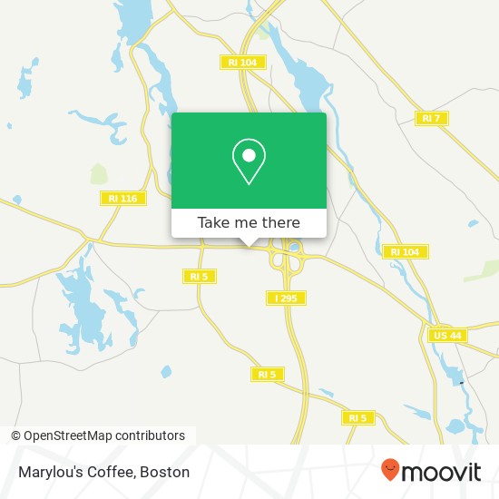 Marylou's Coffee map
