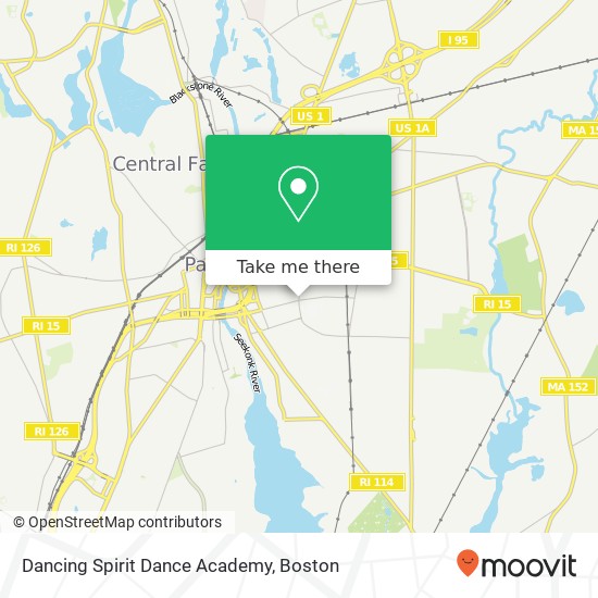 Dancing Spirit Dance Academy map