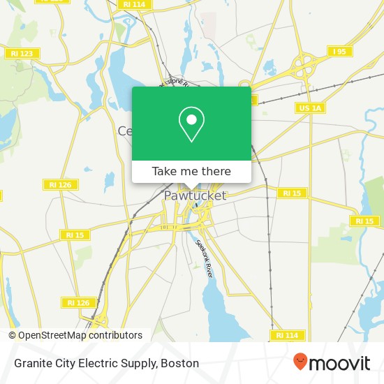 Mapa de Granite City Electric Supply