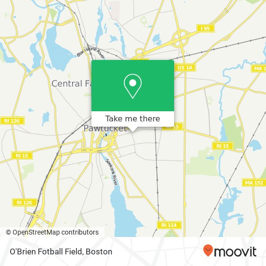 Mapa de O'Brien Fotball Field