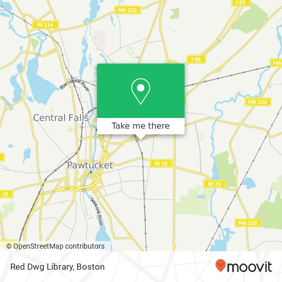 Red Dwg Library map