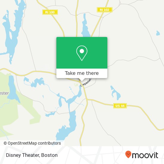Mapa de Disney Theater
