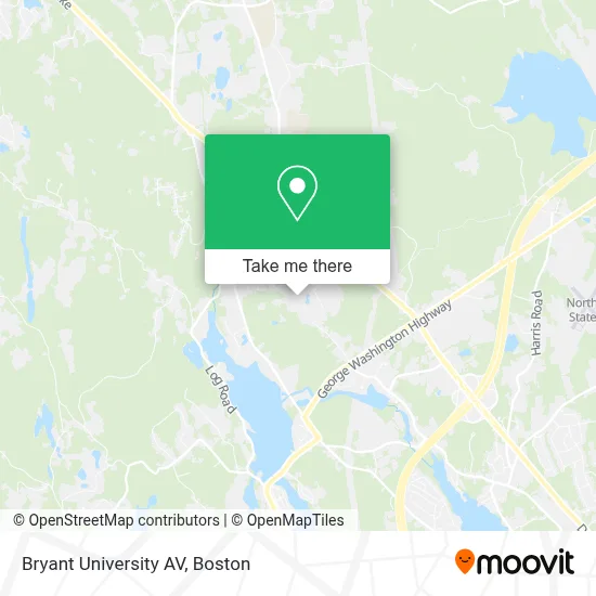 Bryant University AV map