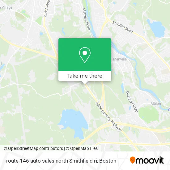route 146 auto sales  north Smithfield ri map