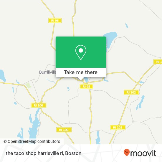 the taco shop harrisville ri map