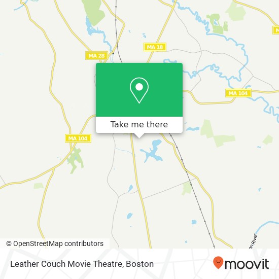 Mapa de Leather Couch Movie Theatre