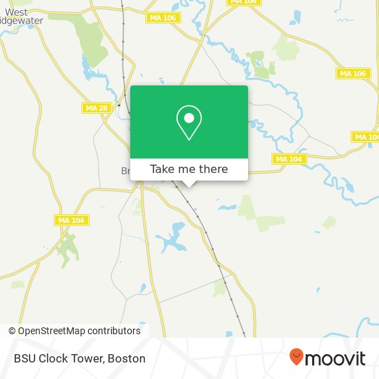 Mapa de BSU Clock Tower