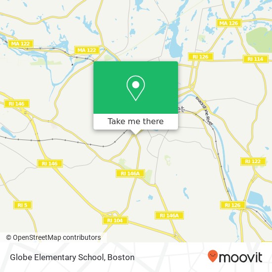 Globe Elementary School map