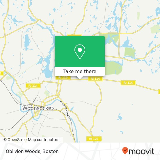 Oblivion Woods map
