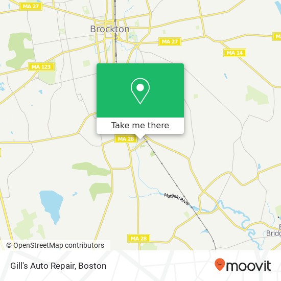 Gill's Auto Repair map