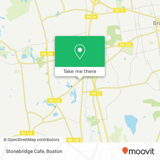 Stonebridge Cafe map
