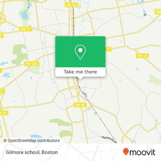 Gilmore school map