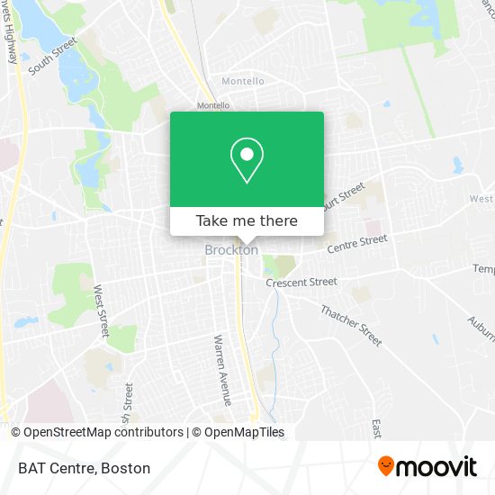 BAT Centre map