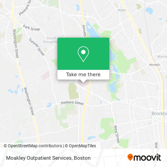 Moakley Outpatient Services map