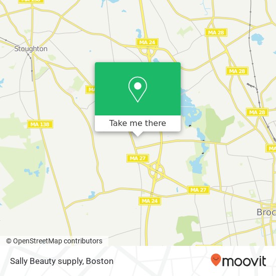 Mapa de Sally Beauty supply