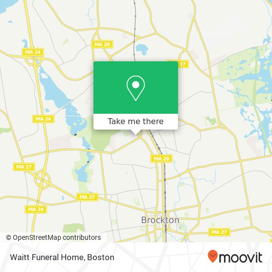 Waitt Funeral Home map