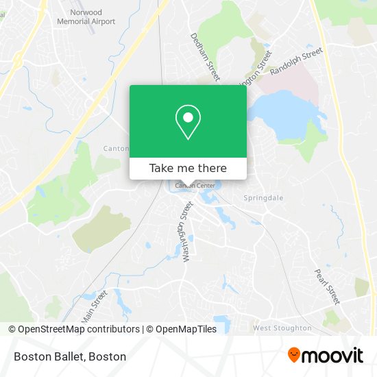 Boston Ballet map