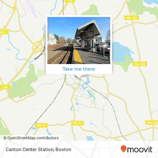 Mapa de Canton Center Station