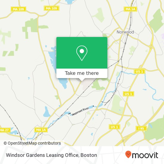 Windsor Gardens Leasing Office map