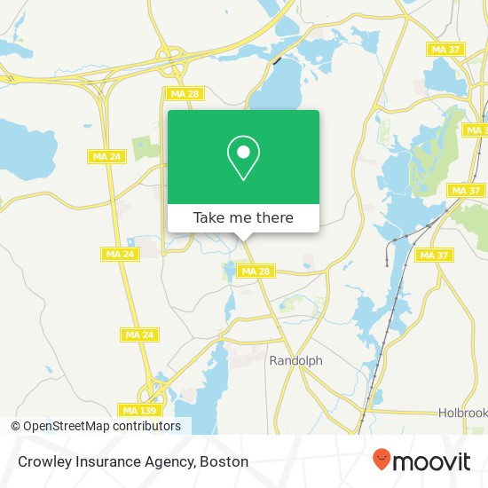 Mapa de Crowley Insurance Agency