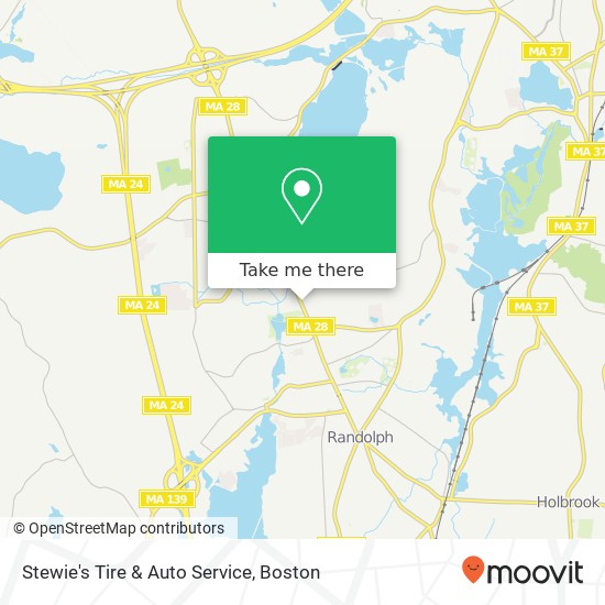 Mapa de Stewie's Tire & Auto Service