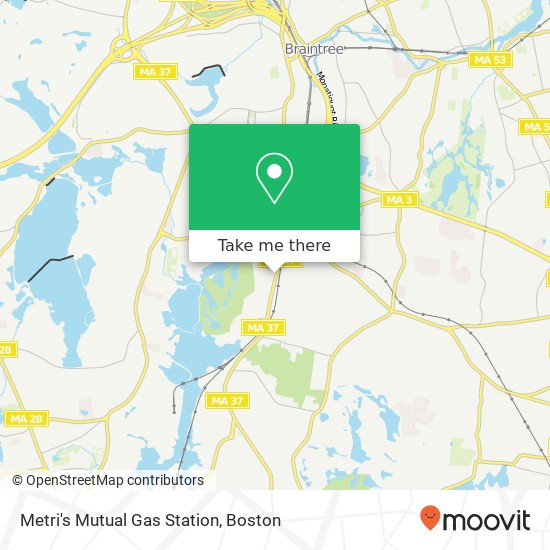 Mapa de Metri's Mutual Gas Station