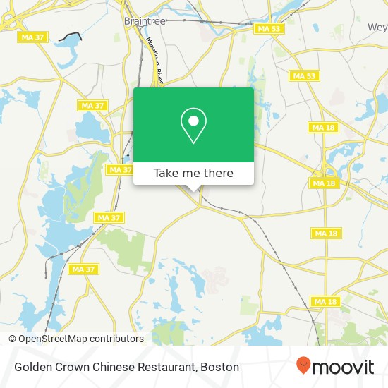 Golden Crown Chinese Restaurant map