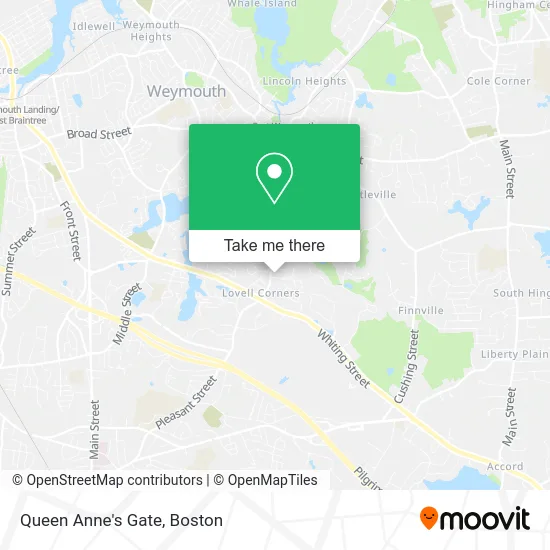 Queen Anne's Gate map