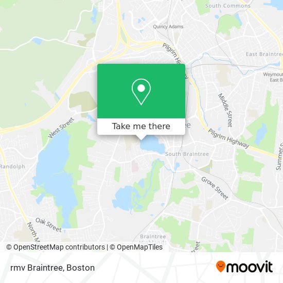 Mapa de rmv Braintree