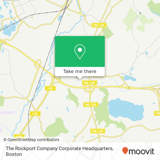 The Rockport Company Corporate Headquarters map