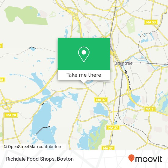 Richdale Food Shops map