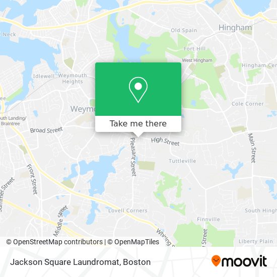 Jackson Square Laundromat map