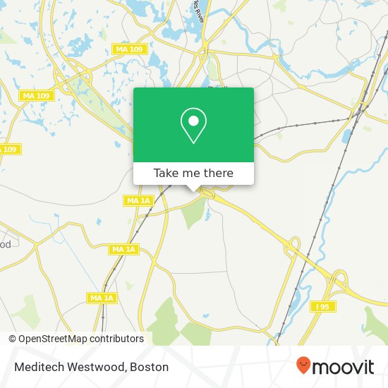 Mapa de Meditech Westwood