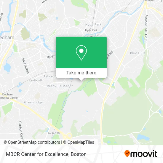 MBCR Center for Excellence map