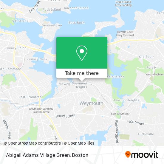 Mapa de Abigail Adams Village Green