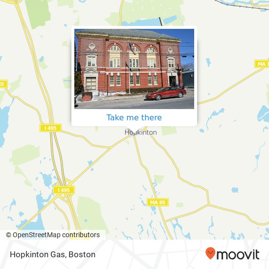 Mapa de Hopkinton Gas