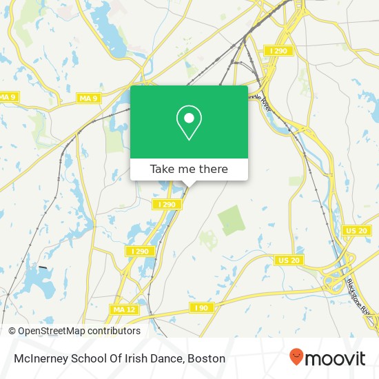 McInerney School Of Irish Dance map