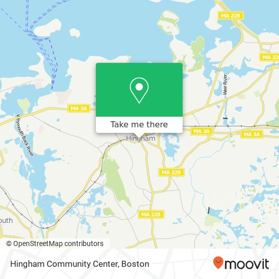 Mapa de Hingham Community Center