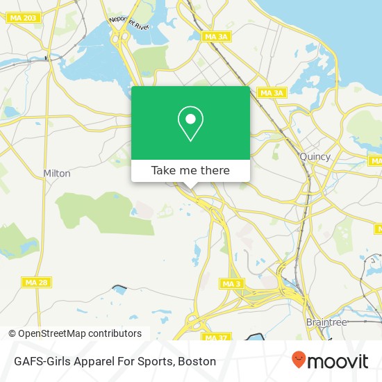 GAFS-Girls Apparel For Sports map